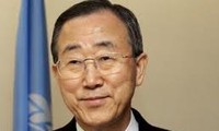 UN-Generalsekretär Ban Ki-moon ruft zum Stopp der Krise in Syrien auf