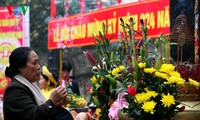 Feier in Dong Da in Hanoi über den Sieg vor 224 Jahren gegen die Chinesen