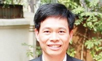 Stipendiat Nguyen The Hoang beim Empfang des Bundespräsidenten