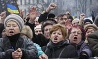 Große Demonstrationen in der Ukraine