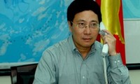 Vizepremier und Außenminister Pham Binh Minh telefoniert mit chinesischem Außenminister 