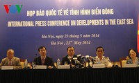 Internationale Pressekonferenz zur die Lage im Ostmeer
