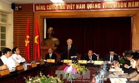 KPV-Generalsekretär Trong trifft Vertreter des Ministeriums für Kultur, Sport und Tourismus