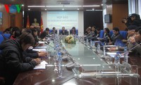 Pressekonferenz über Lieder-Komponieren zur Begrüßung der IPU-Konferenz in Vietnam