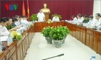 Mitglieder der Abteilung zur Ausarbeitung der Dokumente des 12. Parteitages in Can Tho