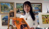Die in Deutschland lebende vietnamesische Malerin Doan Thanh