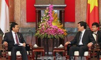 Staatspräsident Truong Tan Sang empfängt indonesichen Parlamentspräsidenten Setya Novanto