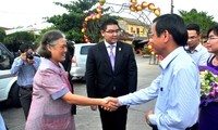 Prinzessin von Thailand Maha Chakri Siridhom besucht Quang Nam