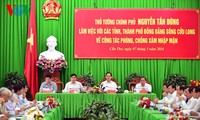 Premierminister Nguyen Tan Dung fordert  Unterstützung für Bevölkerung bei Naturkatastrophen