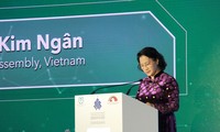Parlamentspräsidentin Nguyen Thi Kim Ngan: Einigkeit für eine gesunde und grüne Erde