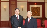 KPV-Generalsekretär Nguyen Phu Trong empfängt Delegation der kommunistischen Partei Chinas