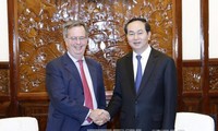 Staatspräsident Tran Dai Quang empfängt spanischen Botschafter