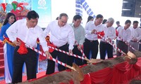 Baustart eines Zentrums zur Zucht von Garnelensetzlingen in Tra Vinh