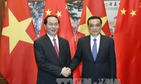 Staatspräsident Tran Dai Quang trifft Chinas Premierminister Li Keqiang