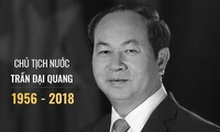 Vietnamesen trauern um den Tod des vietnamesischen Staatspäsidenten Tran Dai Quang
