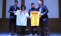 Vietnamesischer Botschafter in Südkorea besucht Quartier der vietnamesischen Fußballnationalmannschaft