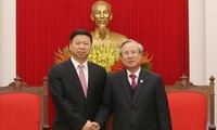 Ständiges Mitglied des Politbüros Tran Quoc Vuong empfängt Delegation der Kommunistischen Partei Chinas