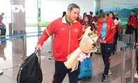 Vietnamesische Fußballmannschaft der Frauen kehrt nach WM 2023 heim
