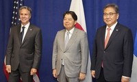 Außenminister der USA, Japans und Südkoreas führen Online-Gespräche