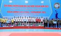 Vietnam gewinnt den Meistertitel des Männer-Volleyball-Turniers der Armeen der ASEAN-Staaten 2023