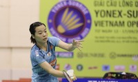 Thuy Linh ist beim Badminton-Turnier Denmark Open 2023 ausgeschieden