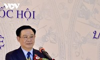 Parlamentspräsident Vuong Dinh Hue nimmt an Eröffnung der Vietnamtown in der Provinz Udon Thani teil