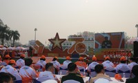 Start des Radrennens um Pokal von Ho Chi Minh Stadt-Fernsehsender