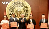 Parlamentspräsident Vuong Dinh Hue trifft Vertreter der vietnamesischen Gemeinschaft in China
