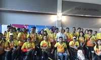 아시아 장애인 아시아 경기대회: 베트남 장애인 체육 대표단 인도네시아로 출발