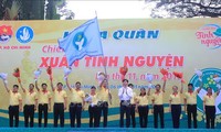 Ho Chi Minh시 청소년,  건전한 설날 문화 및 따뜻한 자원봉사 봄 캠페인 출정식