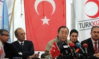 UN Chief arrives in Turkey for talks on Syria