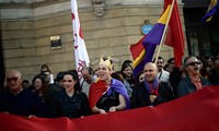 Anti-monarchy protests in Spain 