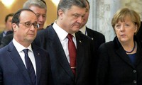 Germany, France, Ukraine call for full implementation of Minsk agreement 