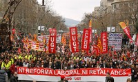 Masivas manifestaciones en Europa contra políticas de austeridad 