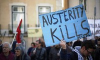 Manifestación en Portugal contra políticas de austeridad