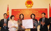 Vicepresidenta vietnamita prosigue actividades en Mongolia