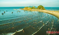 Playa de Cua Lo, zona de descanso atractivo en Nghe An
