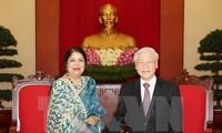 Máximo dirigente partidista vietnamita respalda los nexos con Bangladesh