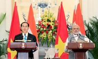 Presidente vietnamita concluye sus visitas oficiales a India y Bangladesh