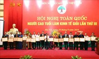 Honran a las personas mayores sobresalientes en contribución al desarrollo económico vietnamita