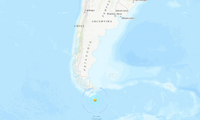Sismo magnitud 5,9 se percibe en el extremo sur de Chile