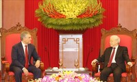 Líder partidista y presidente de Vietnam recibe a jefe de Duma Estastal de Rusia