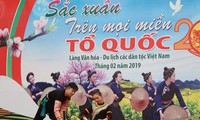 Animado ambiente de fiestas primaverales de minorías étnicas vietnamitas