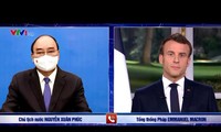 Los presidentes de Vietnam y Francia debaten sobre medidas de promoción de las relaciones bilaterales