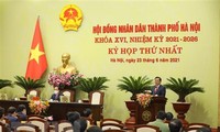 Inauguran el primer periodo de sesiones del Consejo Popular de Hanói, mandato 2021-2026