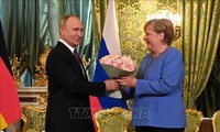 Canciller alemana y presidente ruso se reúnen en Moscú