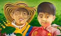 Inauguran el mural “Colombia y Vietnam: Creciendo juntos” en Hanói