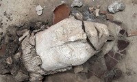 México descubre en Palenque una cabeza de estuco del dios maya de maíz