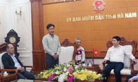 Delegación del Ministerio de Justicia de Laos visita provincia vietnamita de Ha Nam