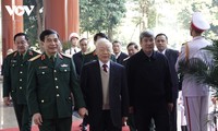 Líder del Partido Comunista de Vietnam preside la Conferencia Militar y Política 2022